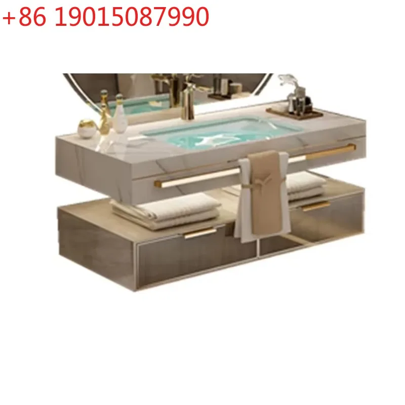 Light Luxury Solid Wood Stone Plate Seamless Basin Bathroom Cabinet Combination Smart Washbasin Wash Basin Double Basin Bathroom
Light Luxury Solid Wood Stone Plate Seamless Basin Bathroom Cabinet Combination Smart Washbasin Wash Basin Double Basin Bathroom