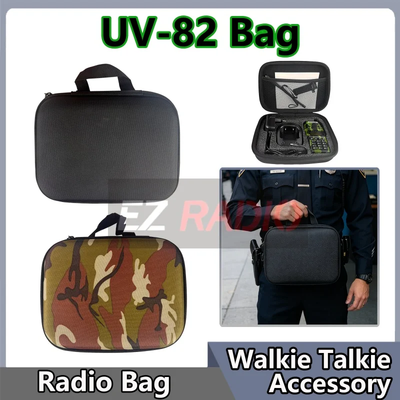 Portable Carry Bag For Baofeng UV-82 Walkie Talki Case UV-8D Radio Outdoor Carring Boxs UV82 Shockproof Protective Handbag Pouch
Portable Carry Bag For Baofeng UV-82 Walkie Talki Case UV-8D Radio Outdoor Carring Boxs UV82 Shockproof Protective Handbag Pouch