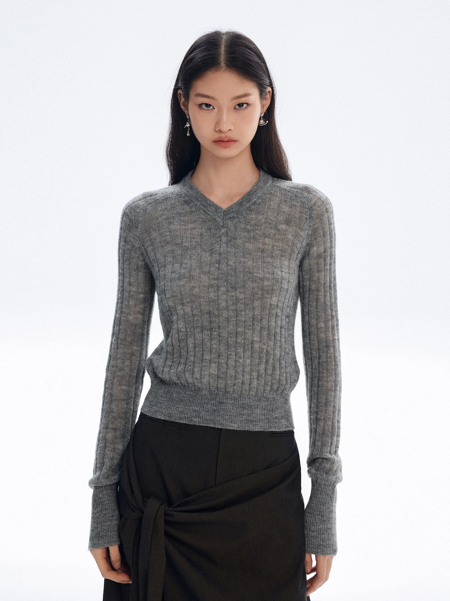 Molycho Women's V-ne Knitwear ort Slim Fit Base Layer Sweater Spring Casual Sle Polyester Wool Alpaca Blend Long Sve
Molycho Women's V-ne Knitwear ort Slim Fit Base Layer Sweater Spring Casual Sle Polyester Wool Alpaca Blend Long Sve