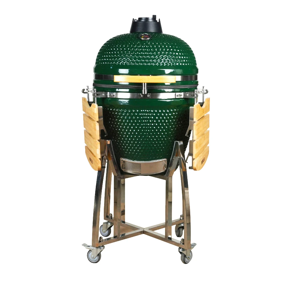 Luxurious Premium Garden Supplies Outdoor Kitchen Parrilla Charcoal BBQ Grill 21 Inch Pro Green Kamado Trolley Stainless
Luxurious Premium Garden Supplies Outdoor Kitchen Parrilla Charcoal BBQ Grill 21 Inch Pro Green Kamado Trolley Stainless