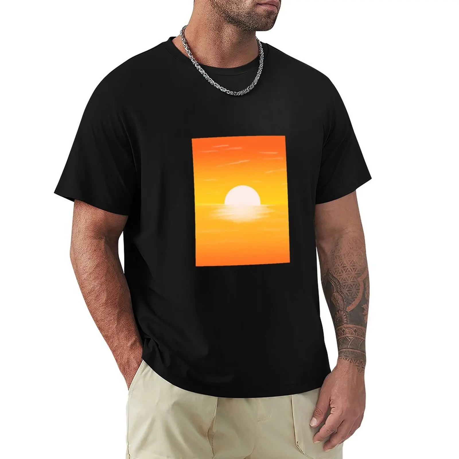 Sunset T-Shirt summer tops valentines clothes anime tshirt customizeds Men's t-shirt
Sunset T-Shirt summer tops valentines clothes anime tshirt customizeds Men's t-shirt
