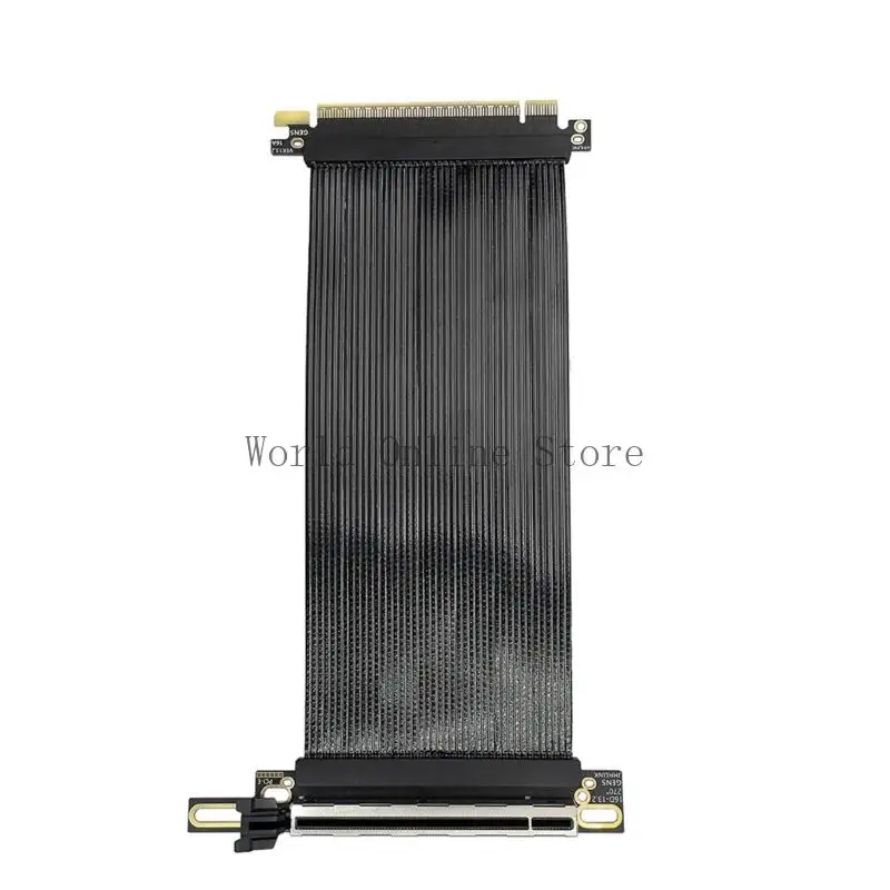 Advanced PCIe 5.0 x16 Extender Extense Cable 270 ° Reverseright Угловые с золотыми соединителями и металлическим экранированием
Advanced PCIe 5.0 x16 Extender Extense Cable 270 ° Reverseright Угловые с золотыми соединителями и металлическим экранированием