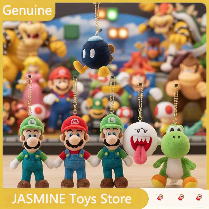 Плюшевая кукла-подвеска Bandai Hot Super Mario All Star Series, милая игрушка-украшение, брелок для ключей, оригинальные праздничные подарки
Плюшевая кукла-подвеска Bandai Hot Super Mario All Star Series, милая игрушка-украшение, брелок для ключей, оригинальные праздничные подарки