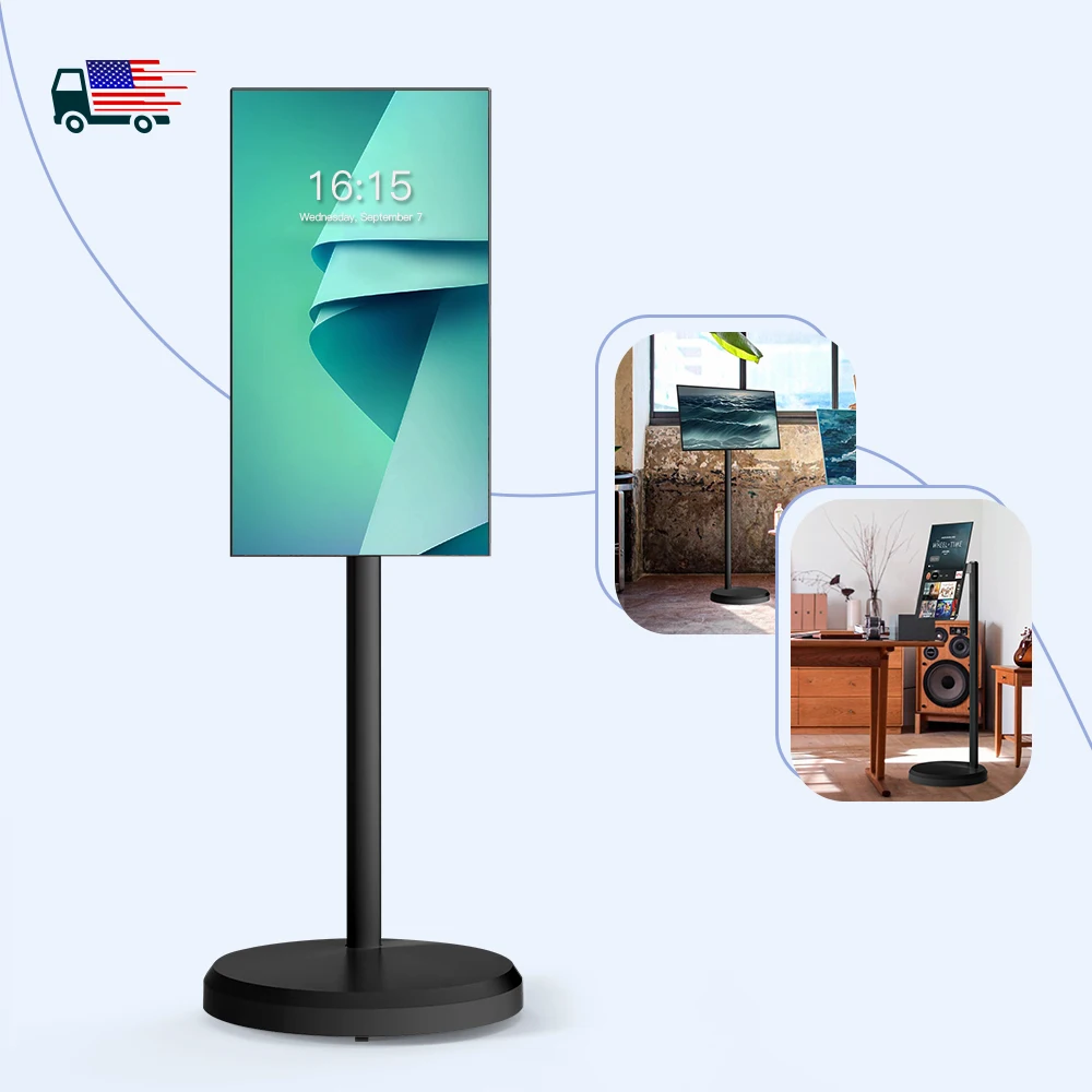 Touch Screen Tv Portable 21.5 Inch LCD Touch Screen Incell Panel Rotating TV Vertical Display Tv with Stand
Touch Screen Tv Portable 21.5 Inch LCD Touch Screen Incell Panel Rotating TV Vertical Display Tv with Stand