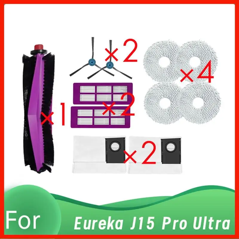 11 Pcs For Eureka J15 Pro Ultra Self Emptying Robot Vacuum Roller Side Brush HEPA Filter Mop Pad Dust Bag
11 Pcs For Eureka J15 Pro Ultra Self Emptying Robot Vacuum Roller Side Brush HEPA Filter Mop Pad Dust Bag