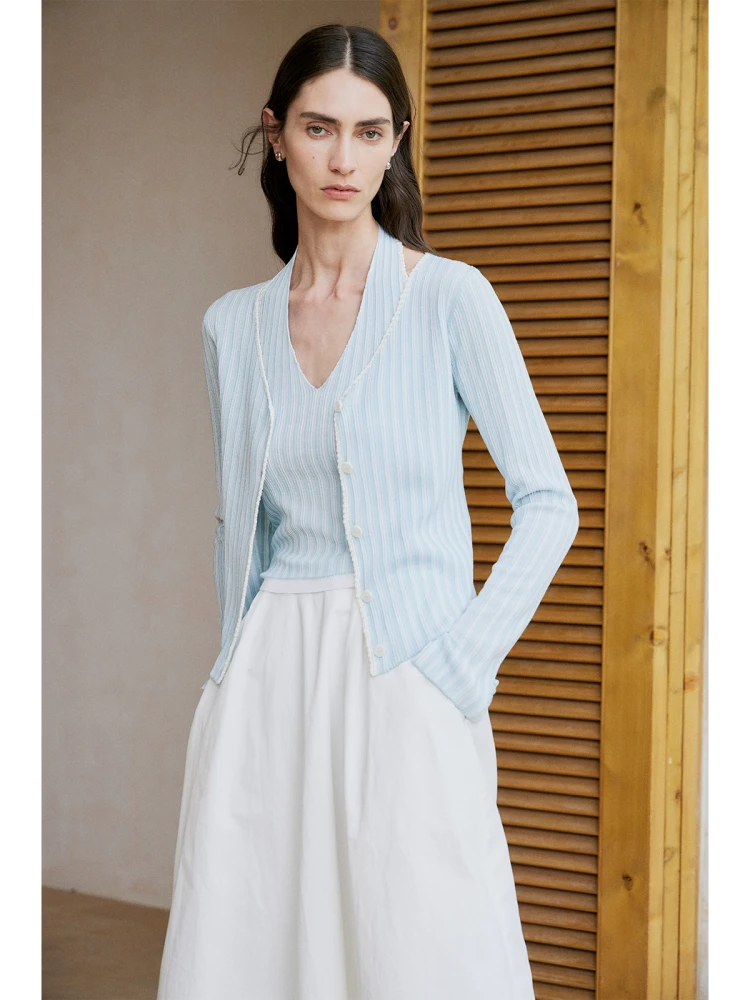 Thoransaura Handmade Trim Neckline Vest Cardigan Women's Simple Match Afternoon Tea Break Casual Summer Fashion Linen Blend
Thoransaura Handmade Trim Neckline Vest Cardigan Women's Simple Match Afternoon Tea Break Casual Summer Fashion Linen Blend