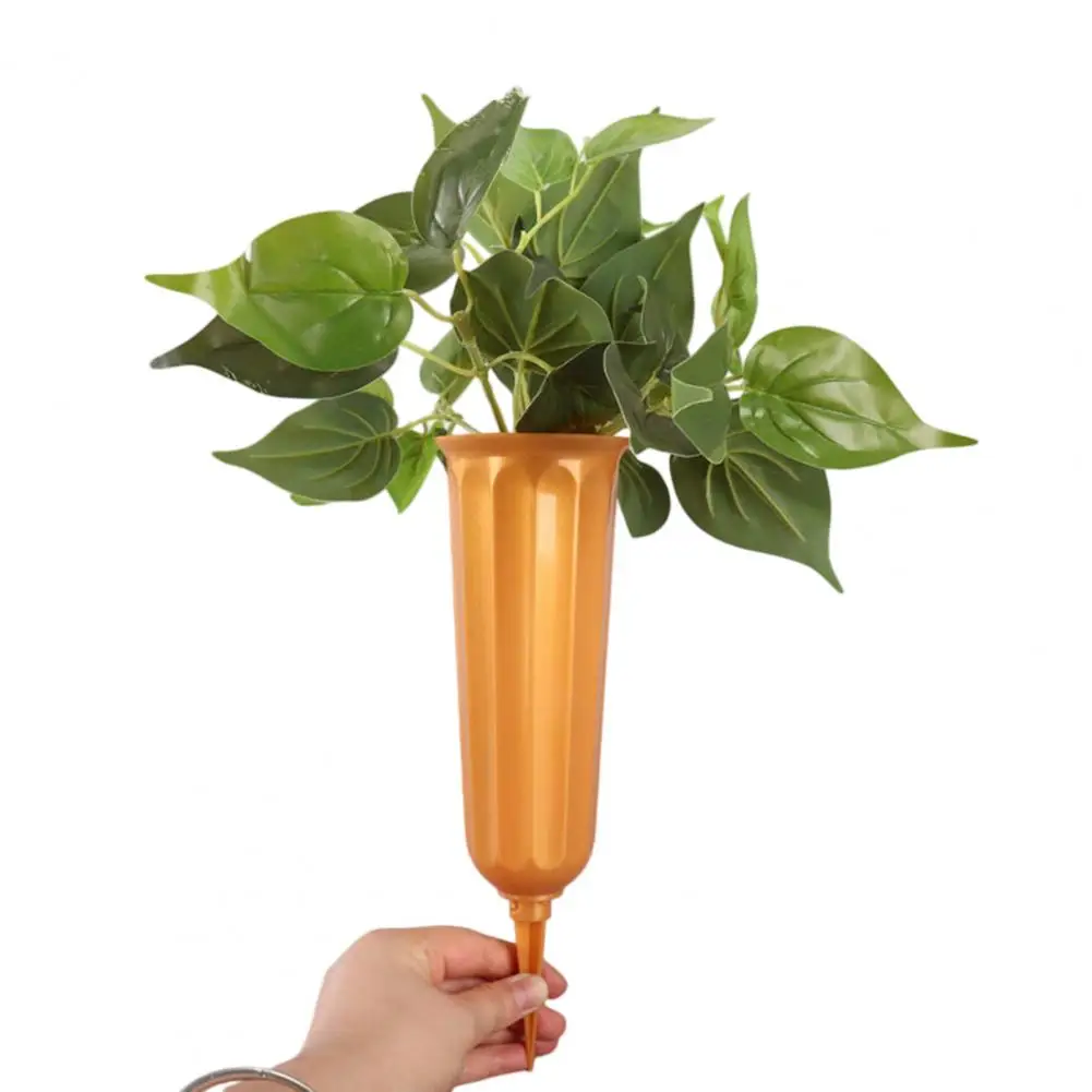 Cemetery Vase with Stake Weather-proof Flower Vase Cemetery Flower Holder Outdoor Garden Lawn Memorial Decoration
Cemetery Vase with Stake Weather-proof Flower Vase Cemetery Flower Holder Outdoor Garden Lawn Memorial Decoration