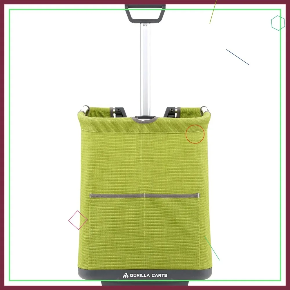 Collapsible Folding Garden Cart with 150-Pound Capacity, All-Terrain Wheels and Easy Storage - Green
Collapsible Folding Garden Cart with 150-Pound Capacity, All-Terrain Wheels and Easy Storage - Green