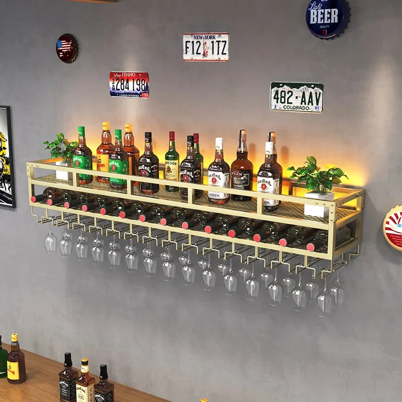 Bar wall hanging wine rack dining living room rack cup holder creative glass holder upside down goblet
Bar wall hanging wine rack dining living room rack cup holder creative glass holder upside down goblet