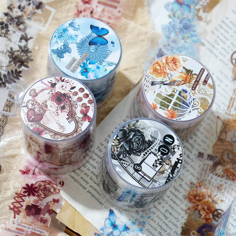Mr. Paper, Retro Exquisite Butterfly Flower Theme Tape Stickers, DIY Scrapbook Notebook Photo Frame Diary Decoration Stickers
Mr. Paper, Retro Exquisite Butterfly Flower Theme Tape Stickers, DIY Scrapbook Notebook Photo Frame Diary Decoration Stickers