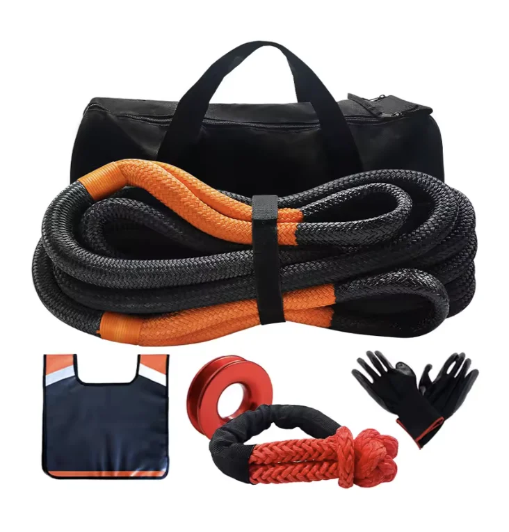 Custom Double Braided Nylon Kinetic Recovery Tow Rope Straps With Soft Shackles Kit For Off-Road Car
Custom Double Braided Nylon Kinetic Recovery Tow Rope Straps With Soft Shackles Kit For Off-Road Car