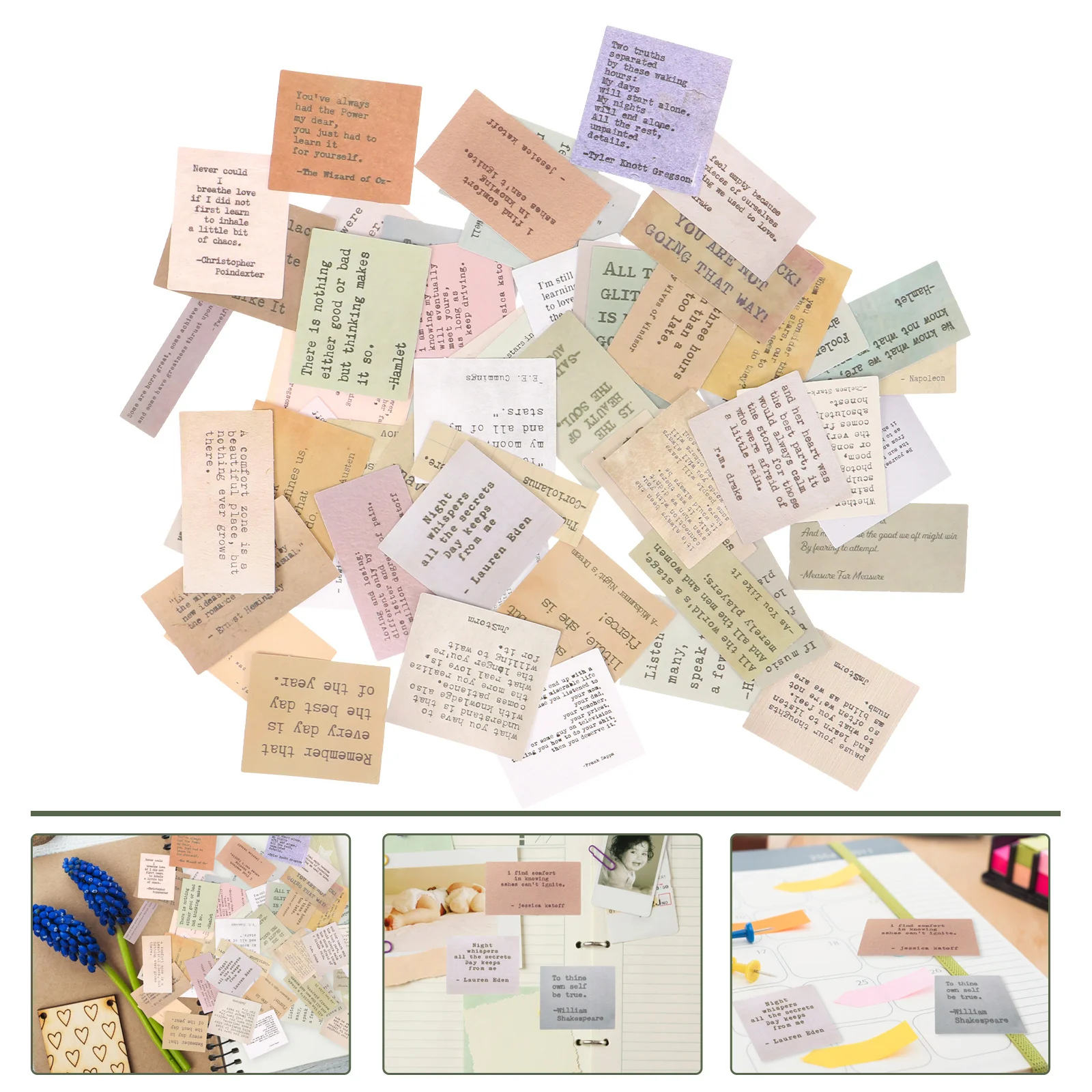 60Pcs Inspirational Stickers for Journaling Scrapbook Quote Decals Vintage Motivational Words DIY Crafts Journaling Stickers
60Pcs Inspirational Stickers for Journaling Scrapbook Quote Decals Vintage Motivational Words DIY Crafts Journaling Stickers