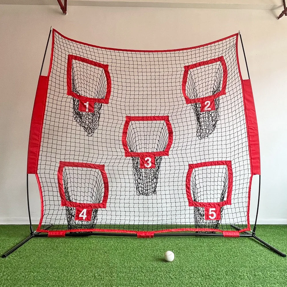 7 x 7 ft Football Nets and Target Training Equipment with 5 Pockets to Improve Accuracy in Throwing Football Goal
7 x 7 ft Football Nets and Target Training Equipment with 5 Pockets to Improve Accuracy in Throwing Football Goal