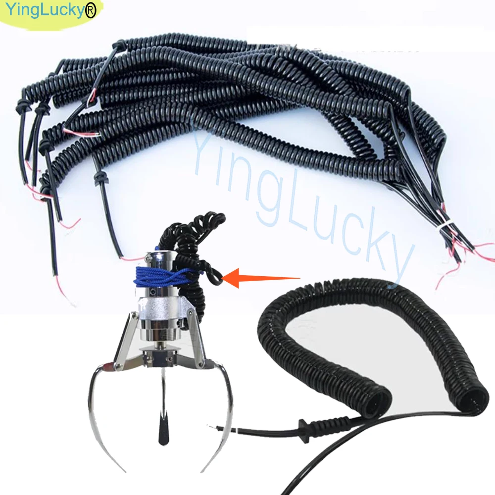 Claw machine claw coil spring telephone cord, game machine claw replacement parts
Claw machine claw coil spring telephone cord, game machine claw replacement parts