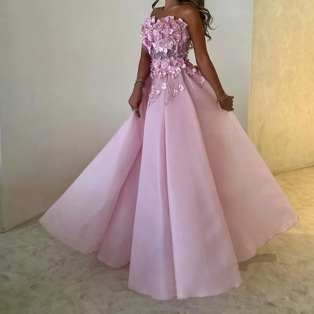 Pearls Delicate Boat Neck Satin Sleeveless A-Line Evening Dress Pleats Flowers Lace Up Back Photo Color Floor Length Party Gowns
Pearls Delicate Boat Neck Satin Sleeveless A-Line Evening Dress Pleats Flowers Lace Up Back Photo Color Floor Length Party Gowns