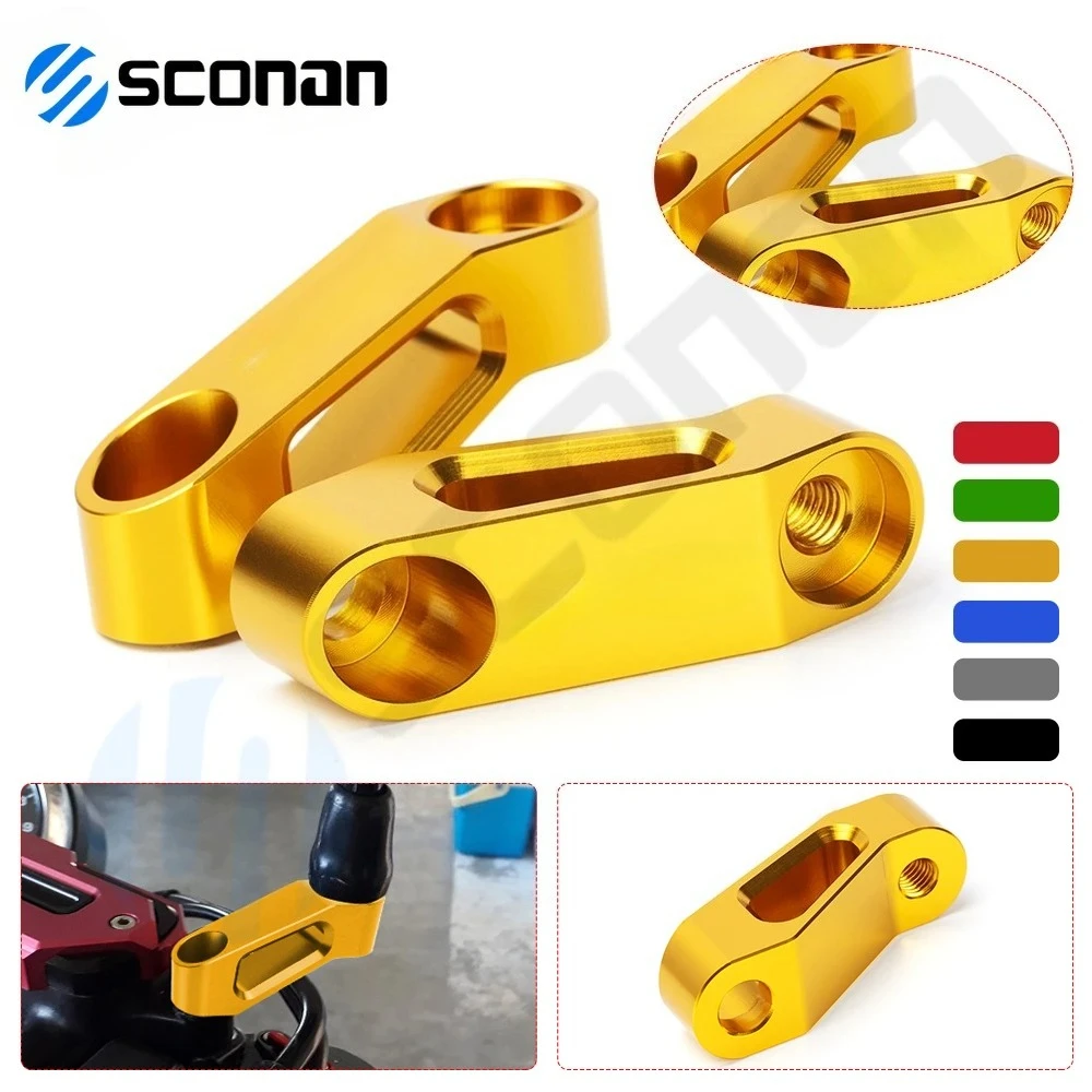 For R1200GS R1200 GS Adv Adventure R1200R R1200RS R1200RT Motocycle Mirror Riser Extenders Spacers Extension Adapters