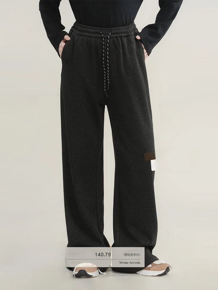 Heynew plus Size Women's Elastic Waist Fce Lined Wide Leg Pants Loose Slimming Drapey Long Trousers Winter New Sle
Heynew plus Size Women's Elastic Waist Fce Lined Wide Leg Pants Loose Slimming Drapey Long Trousers Winter New Sle