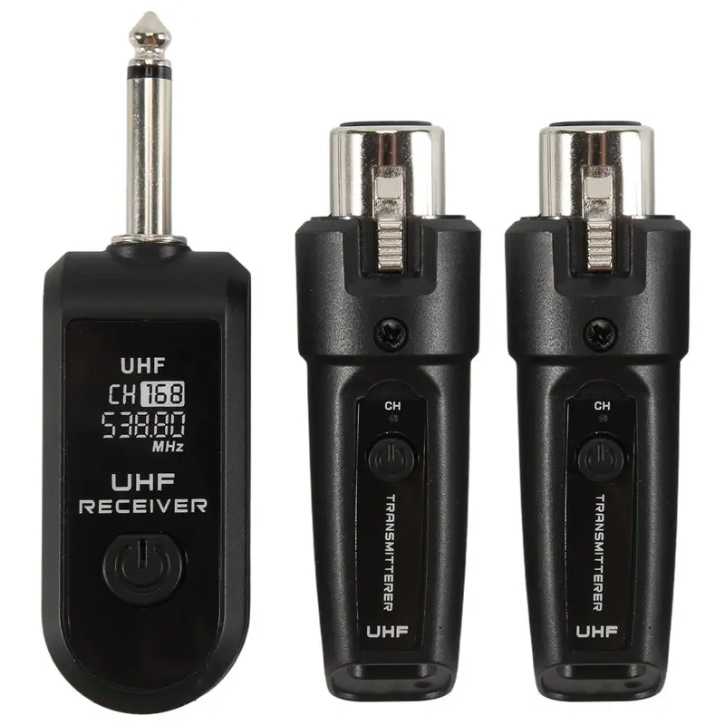 ABME Wireless Audio Transmission Receiver And Transmitter System Professional Wireless Guitar XLR Transmitter And Receiver
ABME Wireless Audio Transmission Receiver And Transmitter System Professional Wireless Guitar XLR Transmitter And Receiver