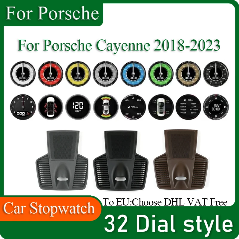 Decoration Clock Time Support Sport Chrono Car Dashboard LCD Stopwatch For Porsche Cayenne 2018-2023
Decoration Clock Time Support Sport Chrono Car Dashboard LCD Stopwatch For Porsche Cayenne 2018-2023