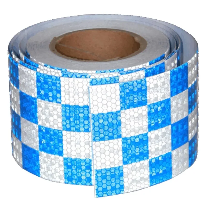 Blue White Reflective Tape Outdoor Waterproof 4 inch X 68 feet, High Visibility Warning Marking Tape
Blue White Reflective Tape Outdoor Waterproof 4 inch X 68 feet, High Visibility Warning Marking Tape