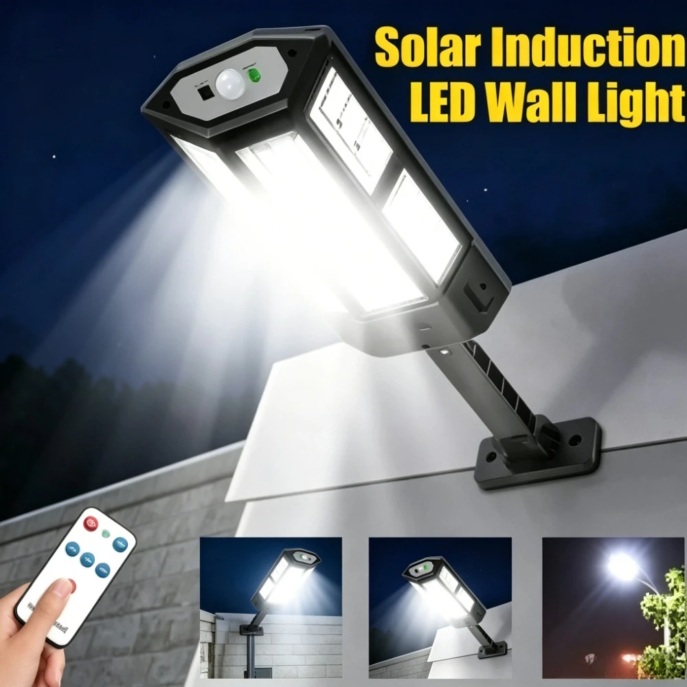Powerful LED Solar Lamp Outdoor Courtyard Wall Light Rechargeable Human Body Induction Garden Terrace Garage Door Street Lantern
Powerful LED Solar Lamp Outdoor Courtyard Wall Light Rechargeable Human Body Induction Garden Terrace Garage Door Street Lantern