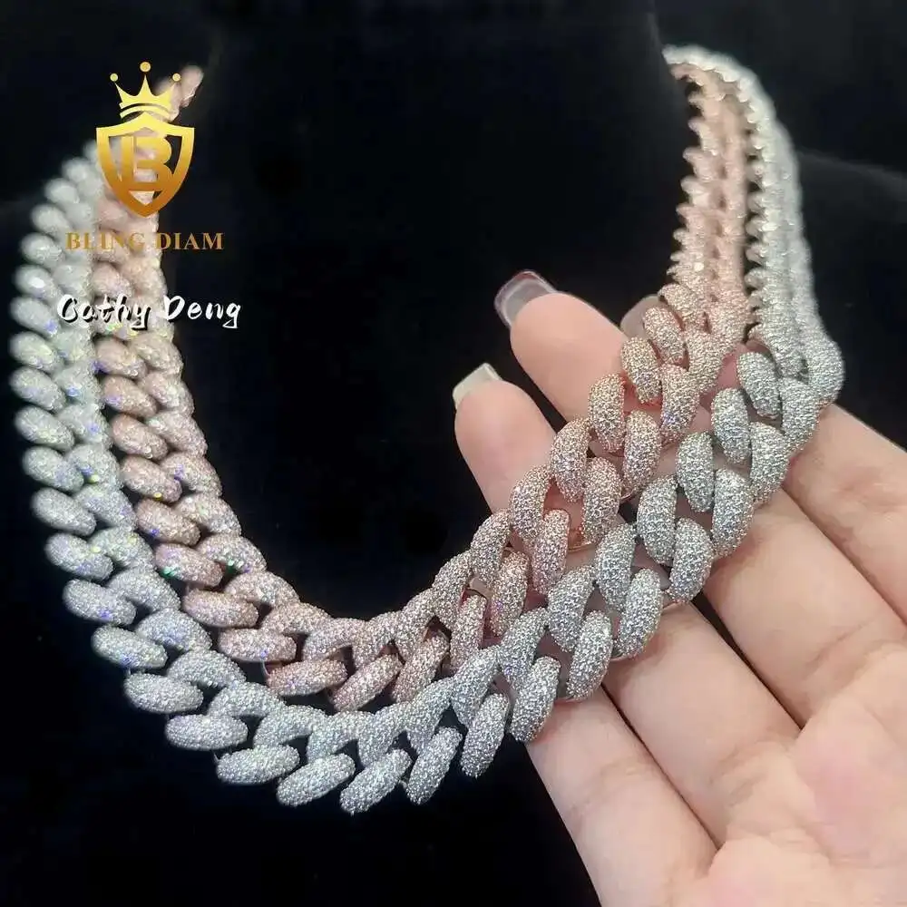 Blingdiam модные мужские украшения 12 мм полумесяц кубинская цепочка с звеньями Ice Out 5a + Cz бриллиантовая кубинская цепочка с звеньями ожерелье
Blingdiam модные мужские украшения 12 мм полумесяц кубинская цепочка с звеньями Ice Out 5a + Cz бриллиантовая кубинская цепочка с звеньями ожерелье