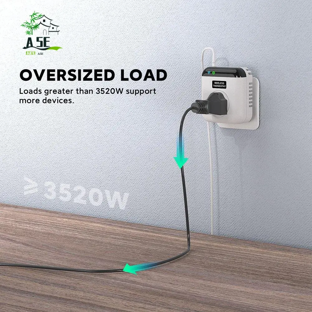 A05E-1 Pcs Wifi Smart Thermostatic AC100-240V Socket Temperature Controller Programmable For Smartlife Alexa Google Assistant EU
A05E-1 Pcs Wifi Smart Thermostatic AC100-240V Socket Temperature Controller Programmable For Smartlife Alexa Google Assistant EU