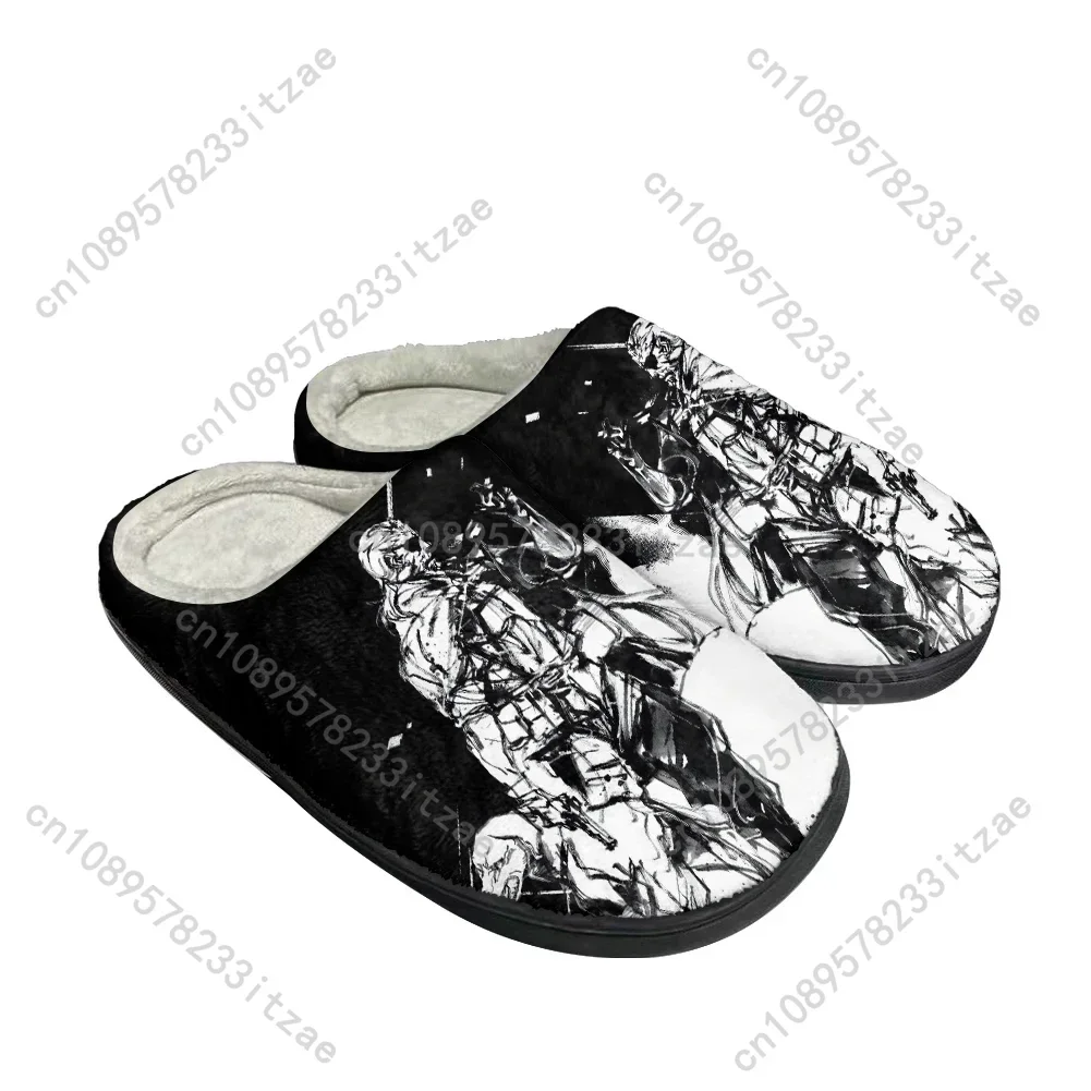 Hot Metal Gear Solid Fashion Cotton Custom Slippers Mens Womens Sandals Plush Casual Keep Warm Shoes Thermal Comfortable Slipper
Hot Metal Gear Solid Fashion Cotton Custom Slippers Mens Womens Sandals Plush Casual Keep Warm Shoes Thermal Comfortable Slipper
