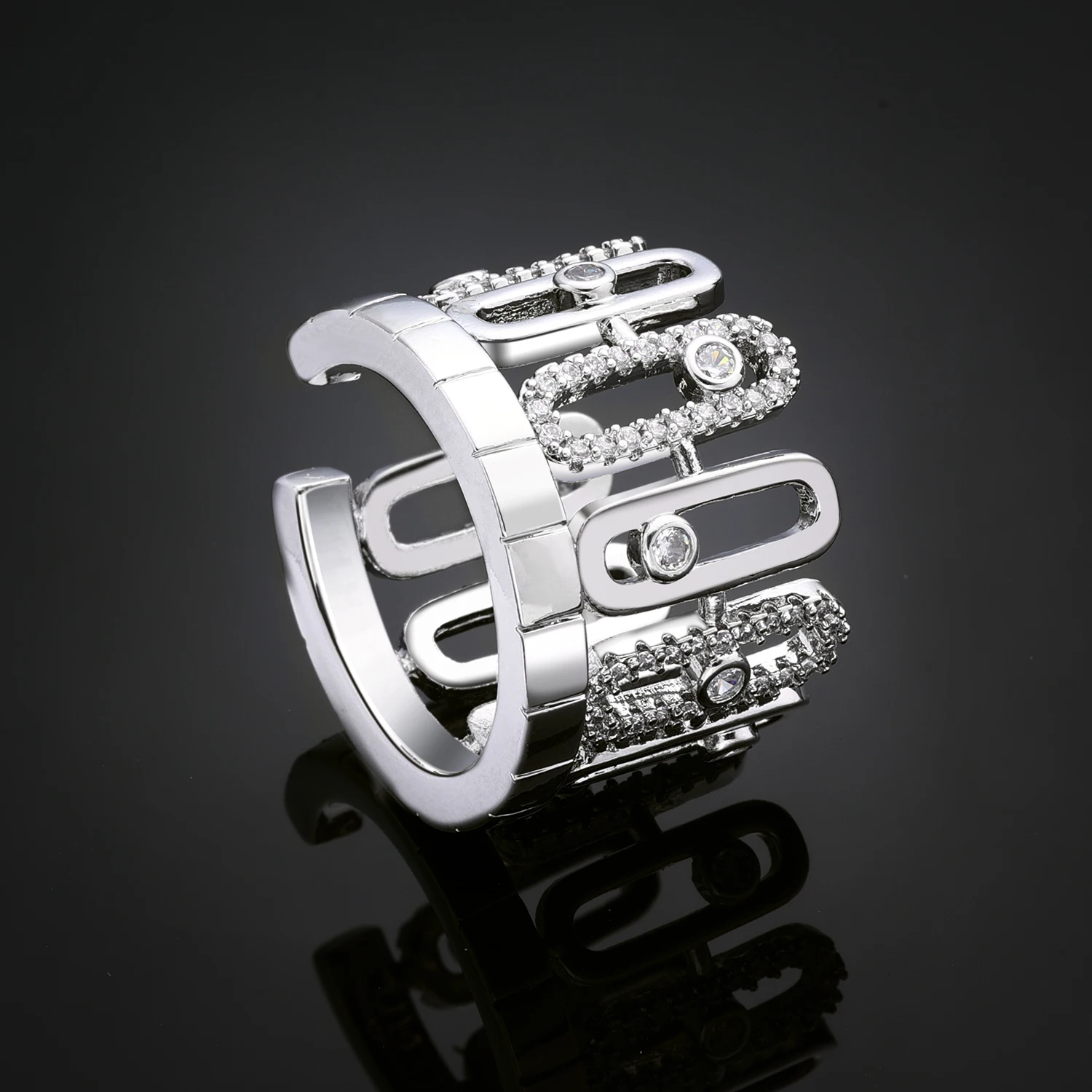 Роскошные женские ювелирные изделия элегантной формы, свадебное ожерелье с фианитом, серьги, браслет, кольцо, 4 шт., большие свадебные комплекты ювелирных изделий для невесты
Роскошные женские ювелирные изделия элегантной формы, свадебное ожерелье с фианитом, серьги, браслет, кольцо, 4 шт., большие свадебные комплекты ювелирных изделий для невесты