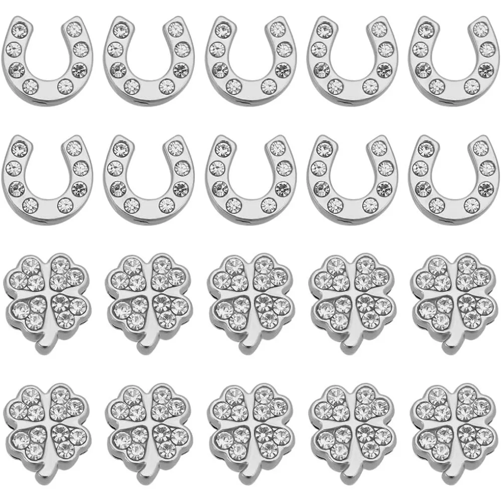 1 коробка, 40 шт., подвеска со стразами, объемные подвески с четырьмя листами клевера, подкова из металлического сплава, полные стразы
1 коробка, 40 шт., подвеска со стразами, объемные подвески с четырьмя листами клевера, подкова из металлического сплава, полные стразы