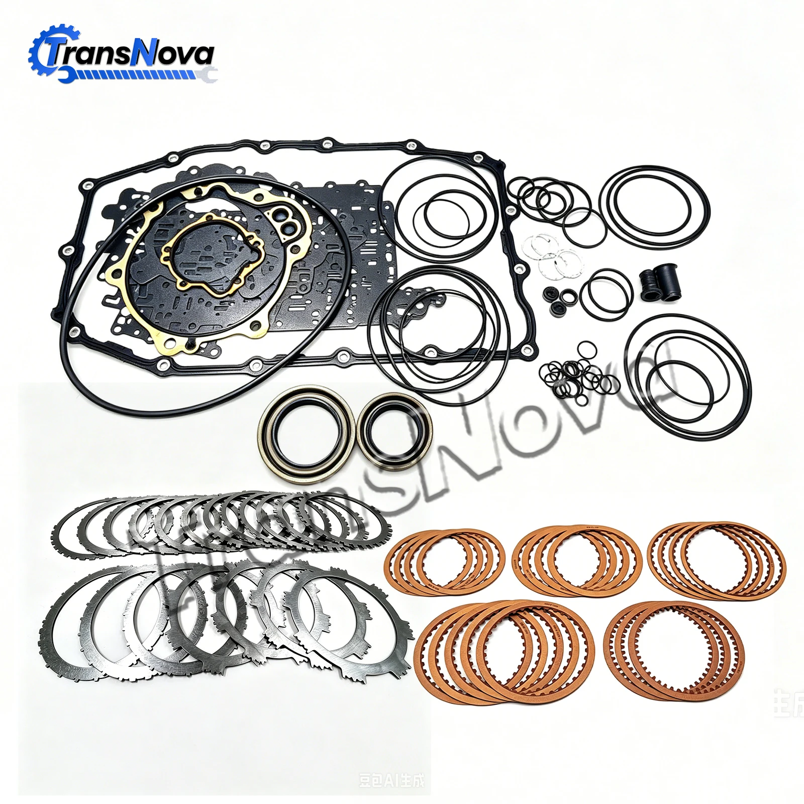 TransNova 8L45E 8L45 Auto Transmisson Master Overhaul Gearbox Rebuild Kit Clutch Friction Steel Plates Seals for Cadillac ATS
TransNova 8L45E 8L45 Auto Transmisson Master Overhaul Gearbox Rebuild Kit Clutch Friction Steel Plates Seals for Cadillac ATS