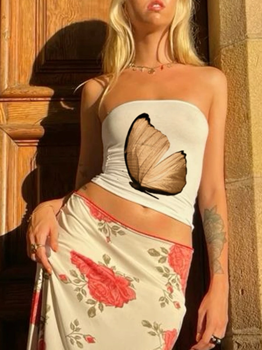 New Fashion Womens Floral Print Tube Tops Summer Strapless Bandeau Tops Slim Fit Shirts Streetwear Skin Friendly Hot Sale S M L
New Fashion Womens Floral Print Tube Tops Summer Strapless Bandeau Tops Slim Fit Shirts Streetwear Skin Friendly Hot Sale S M L
