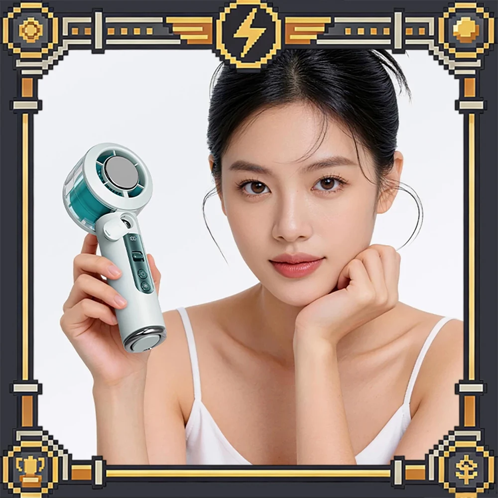 LockNLock ENF8129GRN Handheld Fan Spray Ice Compress Double-Effect Cooling Handheld Small Fan Long Battery Life Of 16 Hours Gift
LockNLock ENF8129GRN Handheld Fan Spray Ice Compress Double-Effect Cooling Handheld Small Fan Long Battery Life Of 16 Hours Gift