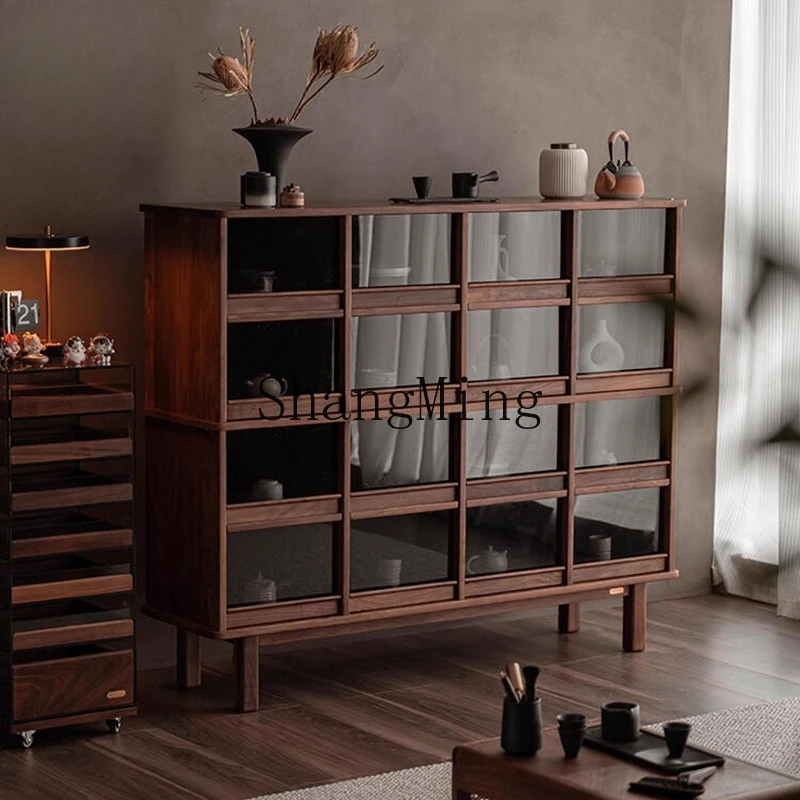 FG Chinese storage cabinet, black walnut home solid wood display, bedroom wall ornament display cabinet
FG Chinese storage cabinet, black walnut home solid wood display, bedroom wall ornament display cabinet