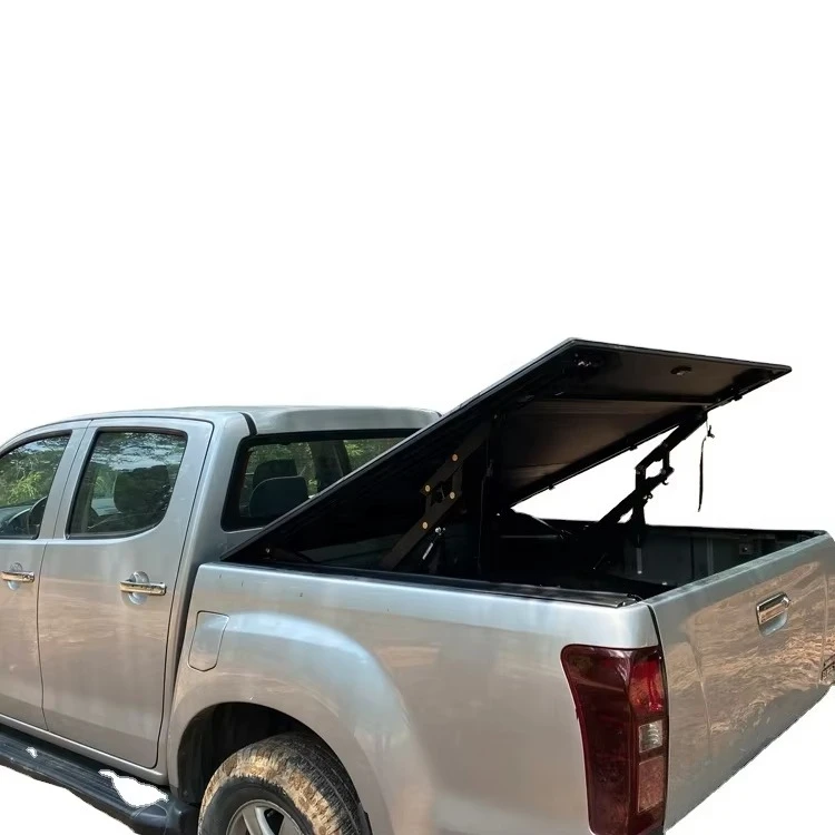 Pickup Accessories Folding AluminumTruck Lift-up Tri-fold Bed Cover for Dmax Tonneau Cover
Pickup Accessories Folding AluminumTruck Lift-up Tri-fold Bed Cover for Dmax Tonneau Cover