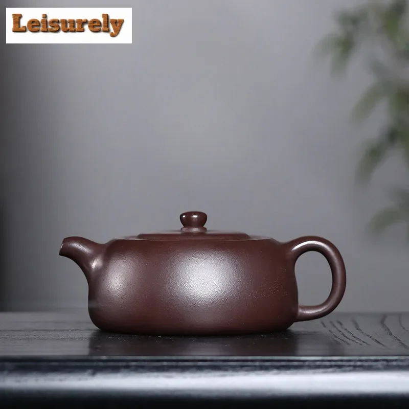 160ml Elegant Yixing Purple Clay Teapots Handmade Well Curb Pot Raw Ore Purple Mud Kettle Zisha Tea Set Tea Services Collection
160ml Elegant Yixing Purple Clay Teapots Handmade Well Curb Pot Raw Ore Purple Mud Kettle Zisha Tea Set Tea Services Collection