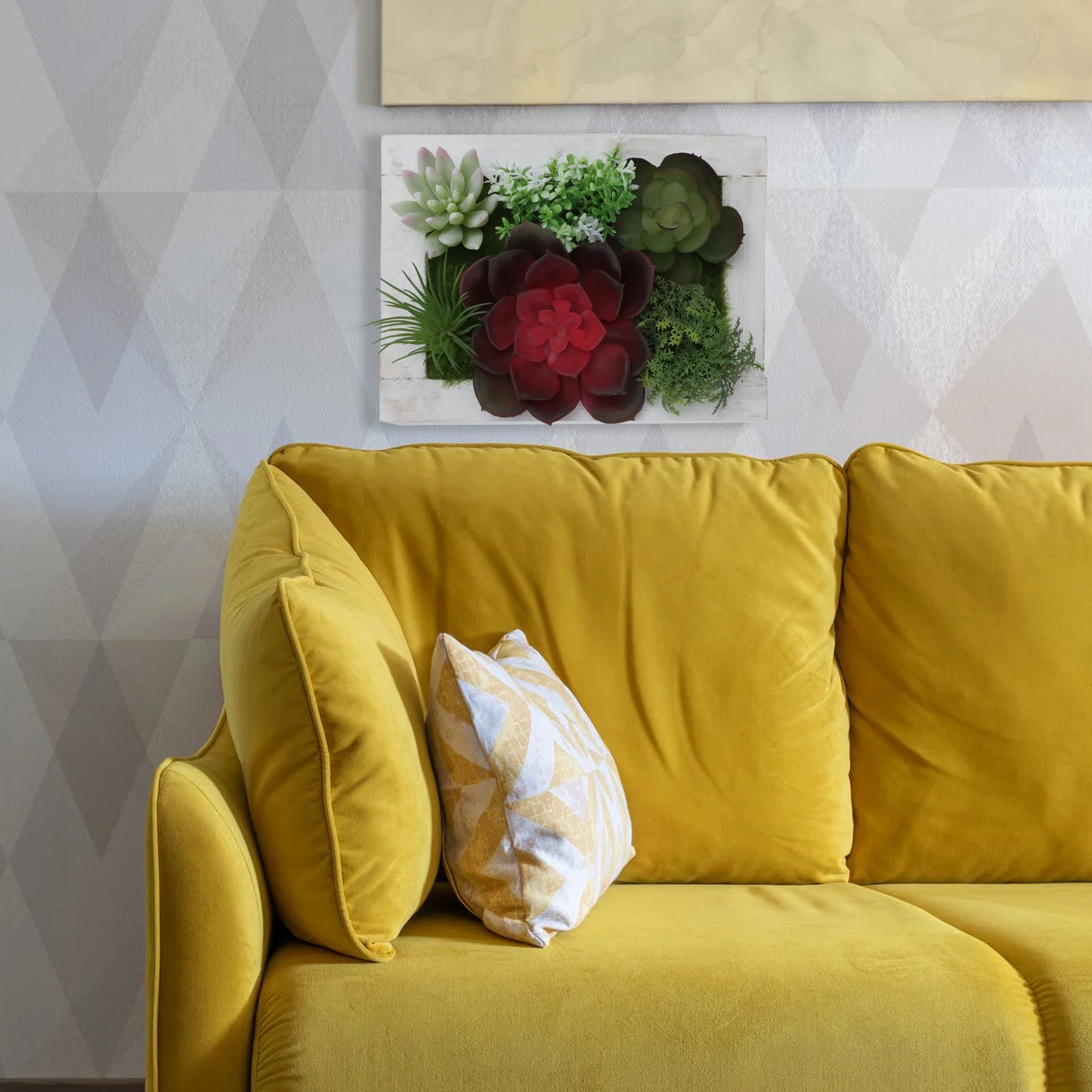 Imitation Plants Home Decor Wall Pendant Artificial Succulent Photo Frame Creative Wood Display Item Plant Decor
Imitation Plants Home Decor Wall Pendant Artificial Succulent Photo Frame Creative Wood Display Item Plant Decor