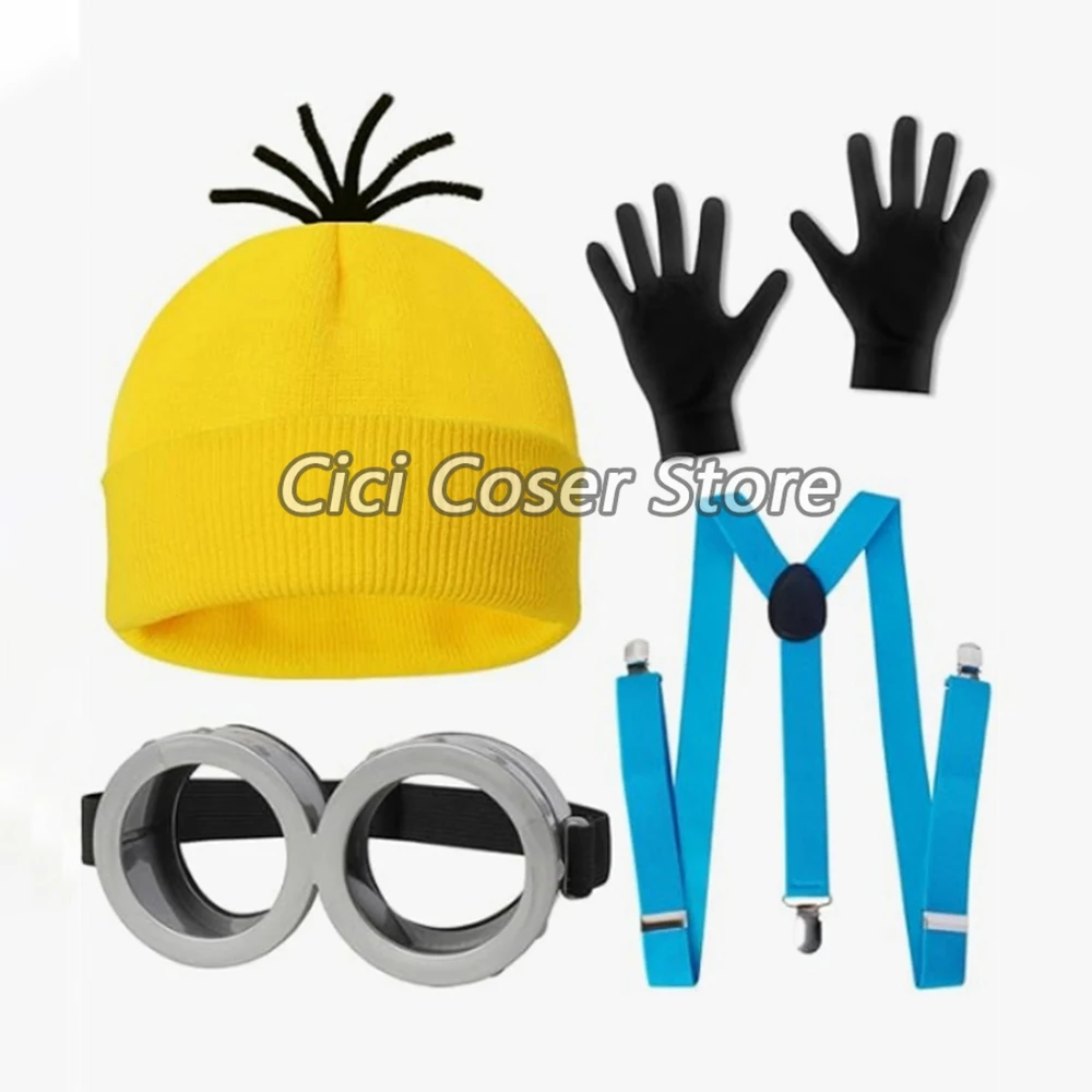 Anime Cosplay Accessories Yellow Knitted Hat Glasses Gloves Straps Halloween Carnival Dress Up Fancy Party Roleplay Props
Anime Cosplay Accessories Yellow Knitted Hat Glasses Gloves Straps Halloween Carnival Dress Up Fancy Party Roleplay Props