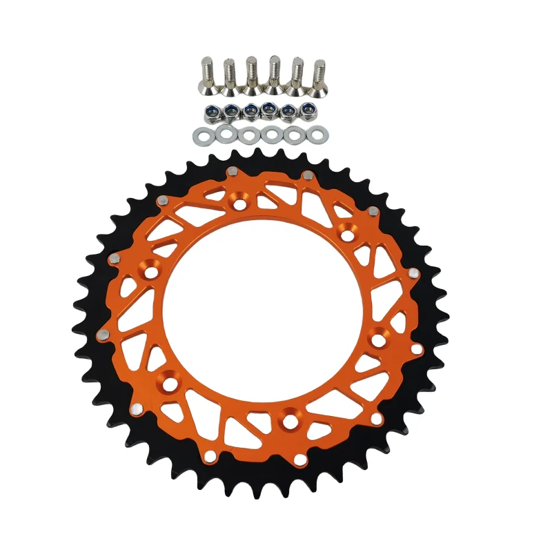 CNC Motorcycle Aluminum 7075 T6 Anodized Rear Sprocket With Bolts DOT Certified ULB Brand New Part
CNC Motorcycle Aluminum 7075 T6 Anodized Rear Sprocket With Bolts DOT Certified ULB Brand New Part