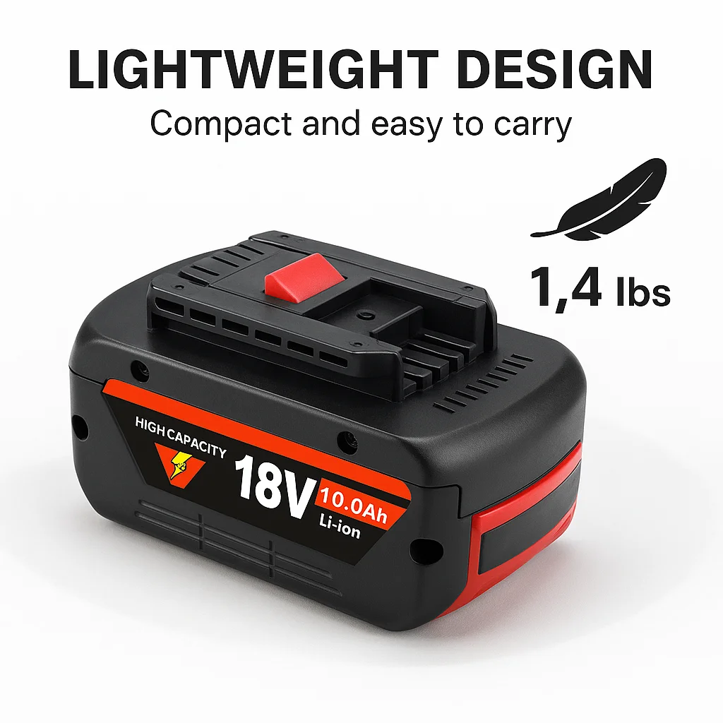 High Capacity 18V Li-ion Battery Pack for Bosch Cordless Tools Replacement BAT609 BAT618 BAT614 Rechargeable 
High Capacity 18V Li-ion Battery Pack for Bosch Cordless Tools Replacement BAT609 BAT618 BAT614 Rechargeable