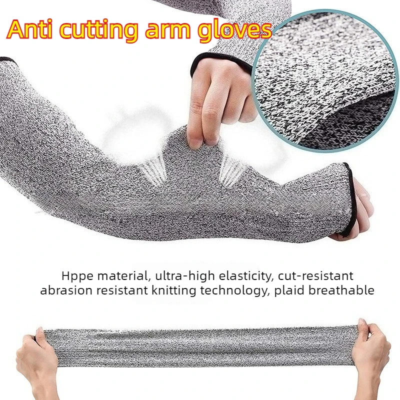 1Pc Level 5 Safety Sleeves Anti Cut Arm Puncture Gloves HPPE Cut Resistant Anti-Puncture Work Protection Arm Safety Sleeves
1Pc Level 5 Safety Sleeves Anti Cut Arm Puncture Gloves HPPE Cut Resistant Anti-Puncture Work Protection Arm Safety Sleeves