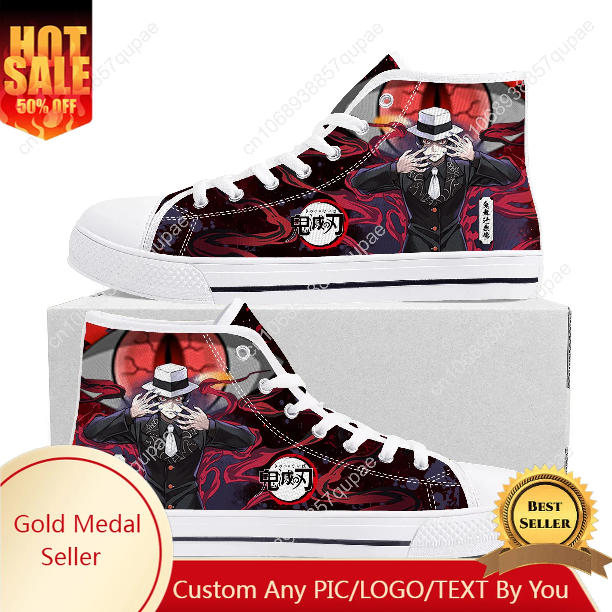 Muzan Kibutsuji High Top High Quality Sneakers Mens Womens Teenager Canvas Sneaker Fahion Casual Couple Shoes Custom Made Shoes
Muzan Kibutsuji High Top High Quality Sneakers Mens Womens Teenager Canvas Sneaker Fahion Casual Couple Shoes Custom Made Shoes