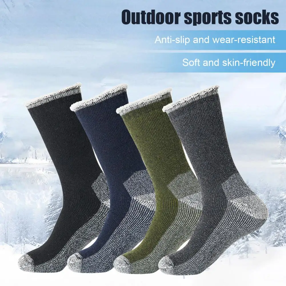 1 Pair Unisex Winter Socks Mid-tube Wool Socks For Hiking Sports Machine Moisture-Wicking Keep Warm Anti-slip Daily Stockings
1 Pair Unisex Winter Socks Mid-tube Wool Socks For Hiking Sports Machine Moisture-Wicking Keep Warm Anti-slip Daily Stockings