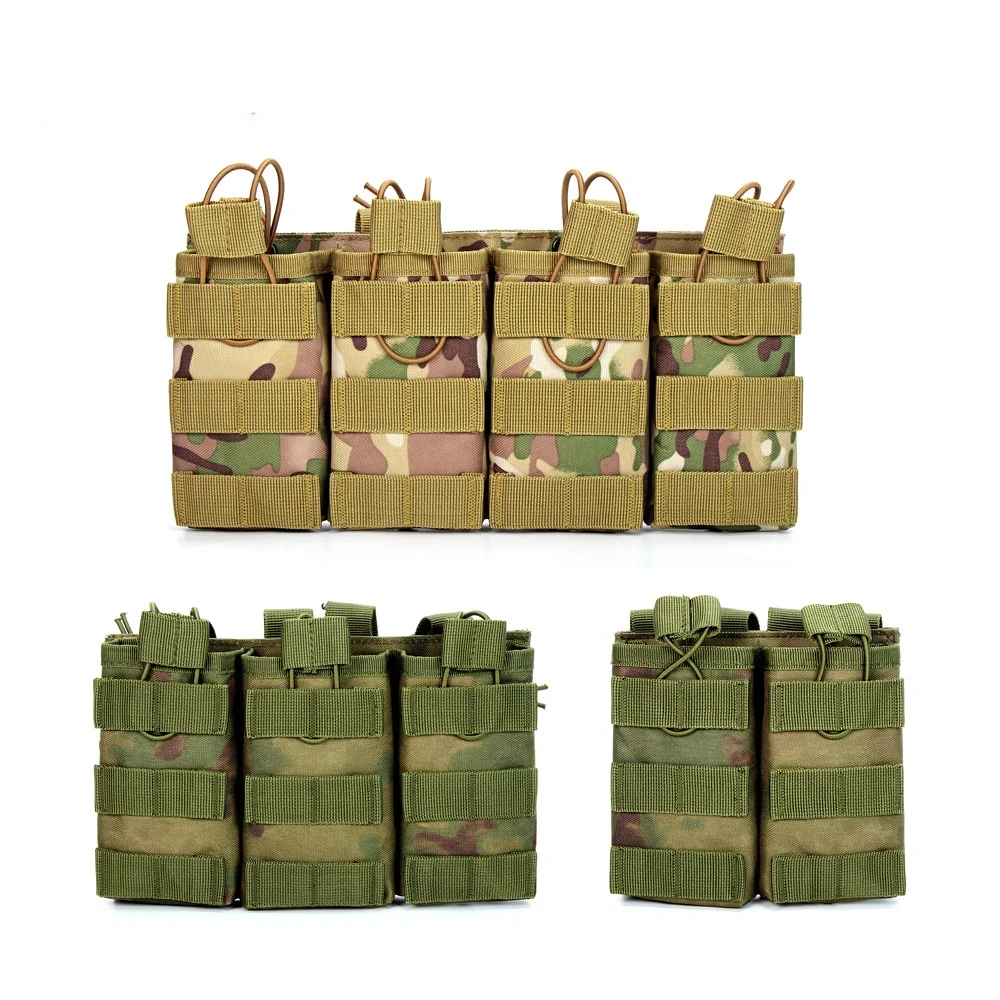 Tactical magazine bag double/triple/quadruple magazine bag air gun AK 7.62/5.56mm M4 Ar rifle hunting accessory
Tactical magazine bag double/triple/quadruple magazine bag air gun AK 7.62/5.56mm M4 Ar rifle hunting accessory