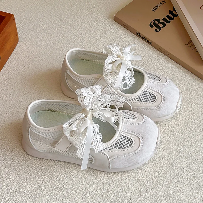 Sweet Ribbon Bowknot Mary Jane Shoes Girl Summer 2026 Soft Non Slip Lightweight Sneakers Breathable Mesh Sports Sandals Kids
Sweet Ribbon Bowknot Mary Jane Shoes Girl Summer 2026 Soft Non Slip Lightweight Sneakers Breathable Mesh Sports Sandals Kids