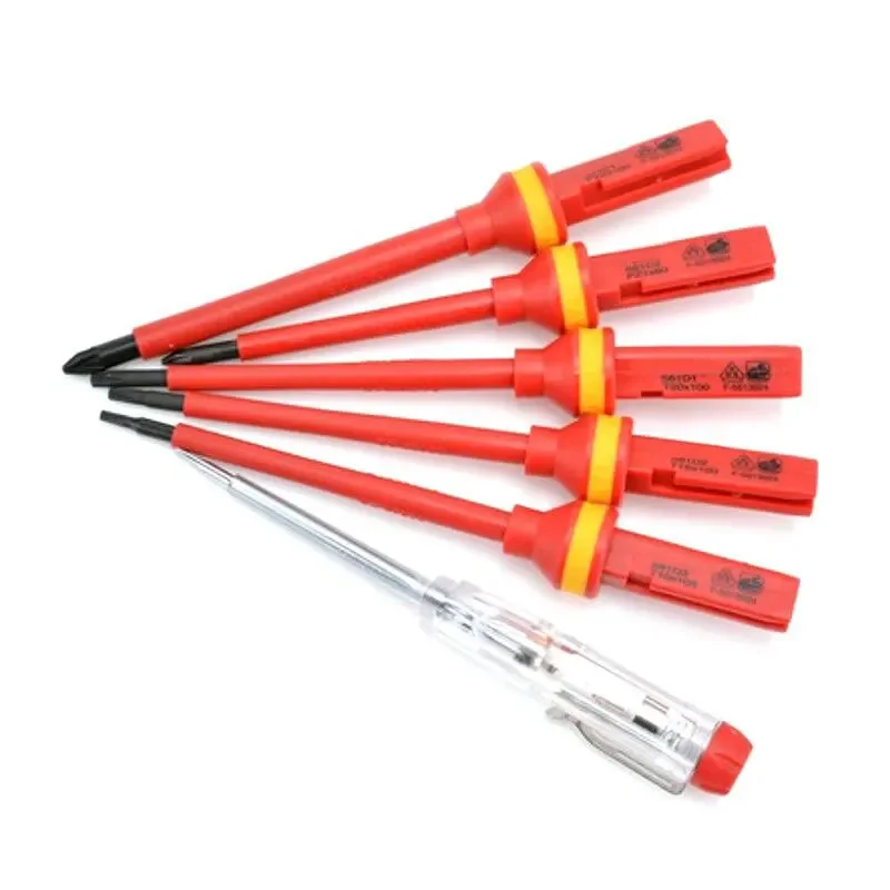 13Pcs Voltage 1000V Professional Electronic Insulated Screwdriver Set High Slotted Screwdriver Durable Hand Tools Accessory Set
13Pcs Voltage 1000V Professional Electronic Insulated Screwdriver Set High Slotted Screwdriver Durable Hand Tools Accessory Set