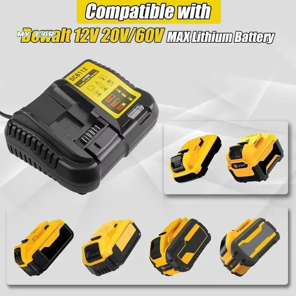 DCB112 Battery Charger Safety Durable Electric Tool Charger Replacement Stable ABS and Copper Battery Charger Plug
DCB112 Battery Charger Safety Durable Electric Tool Charger Replacement Stable ABS and Copper Battery Charger Plug