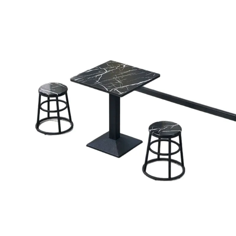 Restaurant table and chair combination Milk tea shop snack bar round stool dining table and chair combination
Restaurant table and chair combination Milk tea shop snack bar round stool dining table and chair combination