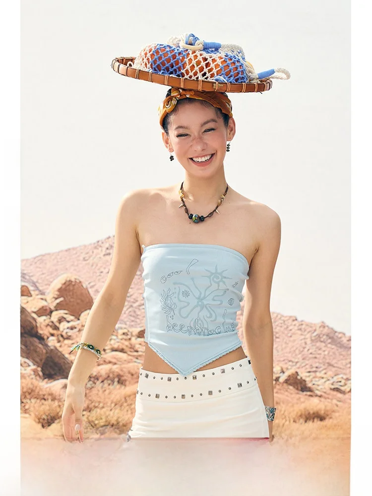 BeerBro rican Miation Lenzing Front Foam ain Embroidery Totem Print Women's Summer Tube Top Street Sle Slim Fit ort...
BeerBro rican Miation Lenzing Front Foam ain Embroidery Totem Print Women's Summer Tube Top Street Sle Slim Fit ort...