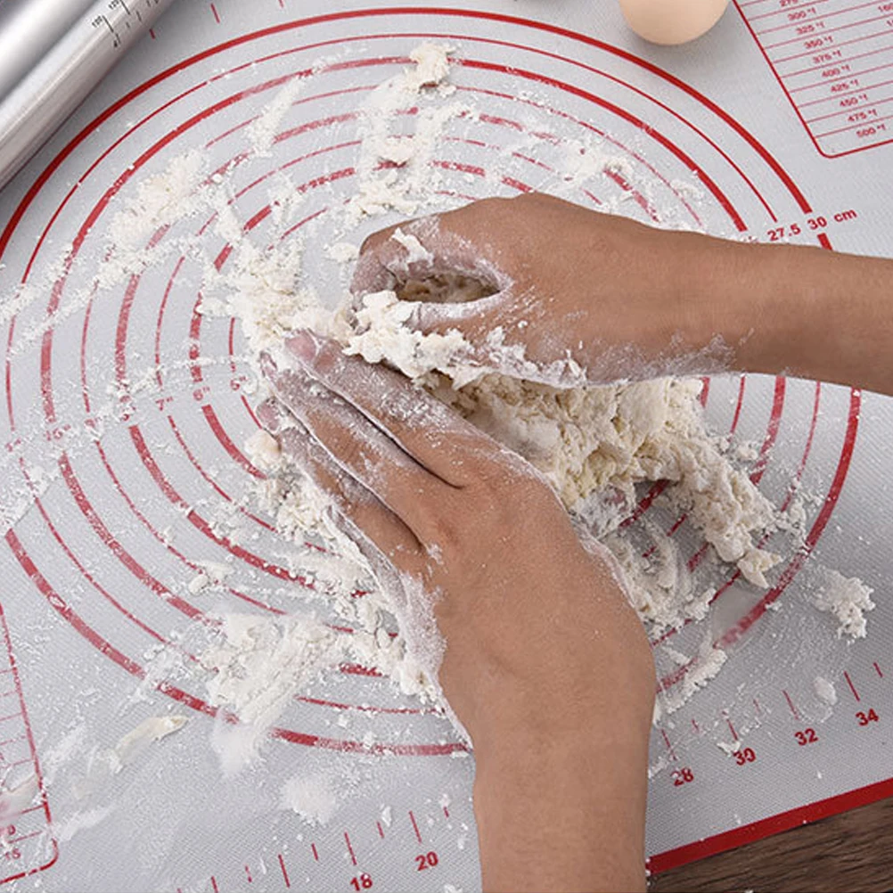 2Pcs Kneading Pad Dough Mat Silicone Non-Slip Heat Resistant Baking Mat for Pizza Bread Pastries Kitchen Tool Kneading Pad
2Pcs Kneading Pad Dough Mat Silicone Non-Slip Heat Resistant Baking Mat for Pizza Bread Pastries Kitchen Tool Kneading Pad
